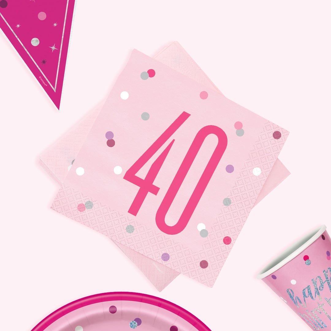 Pink Glitz 40th Birthday