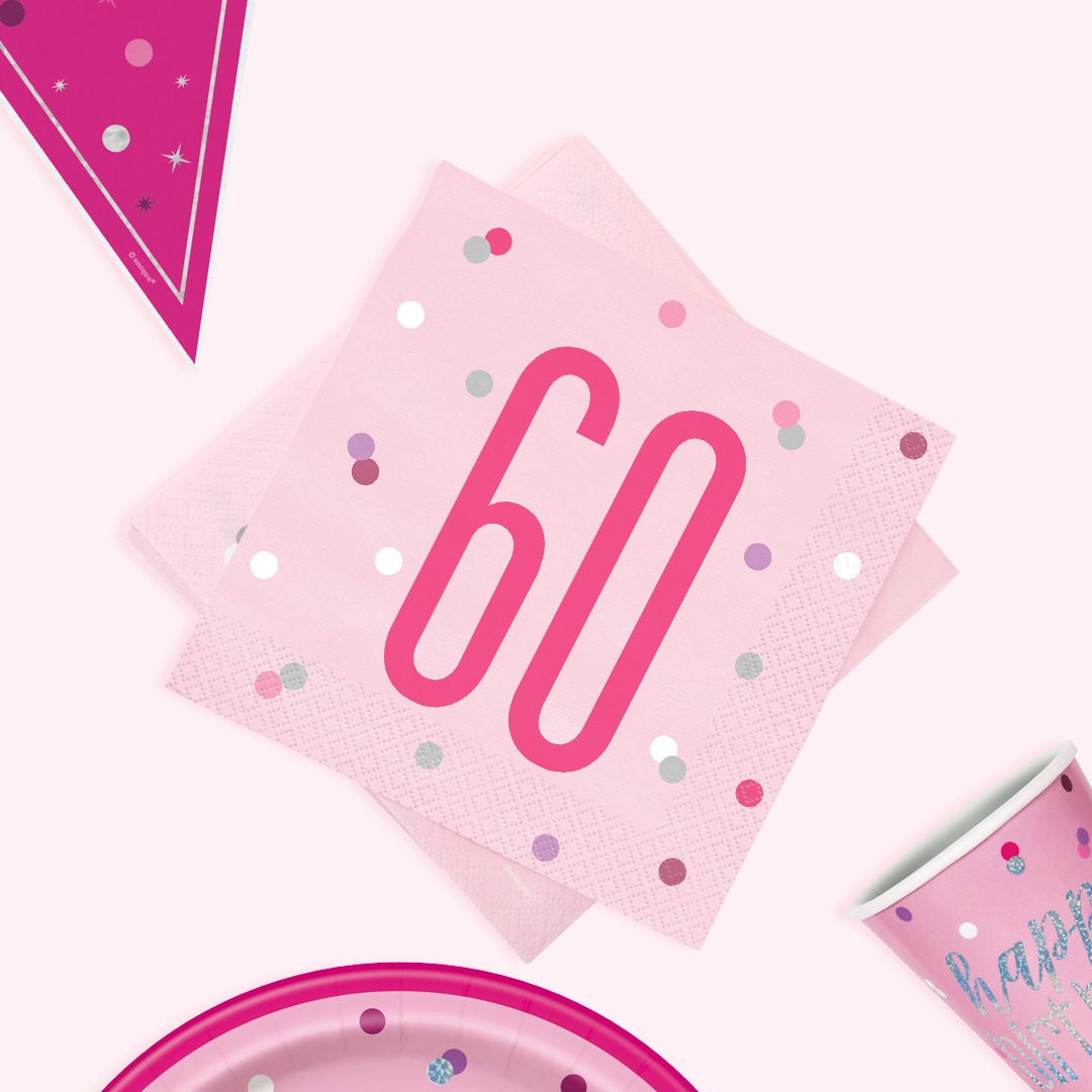 Pink Glitz 60th Birthday