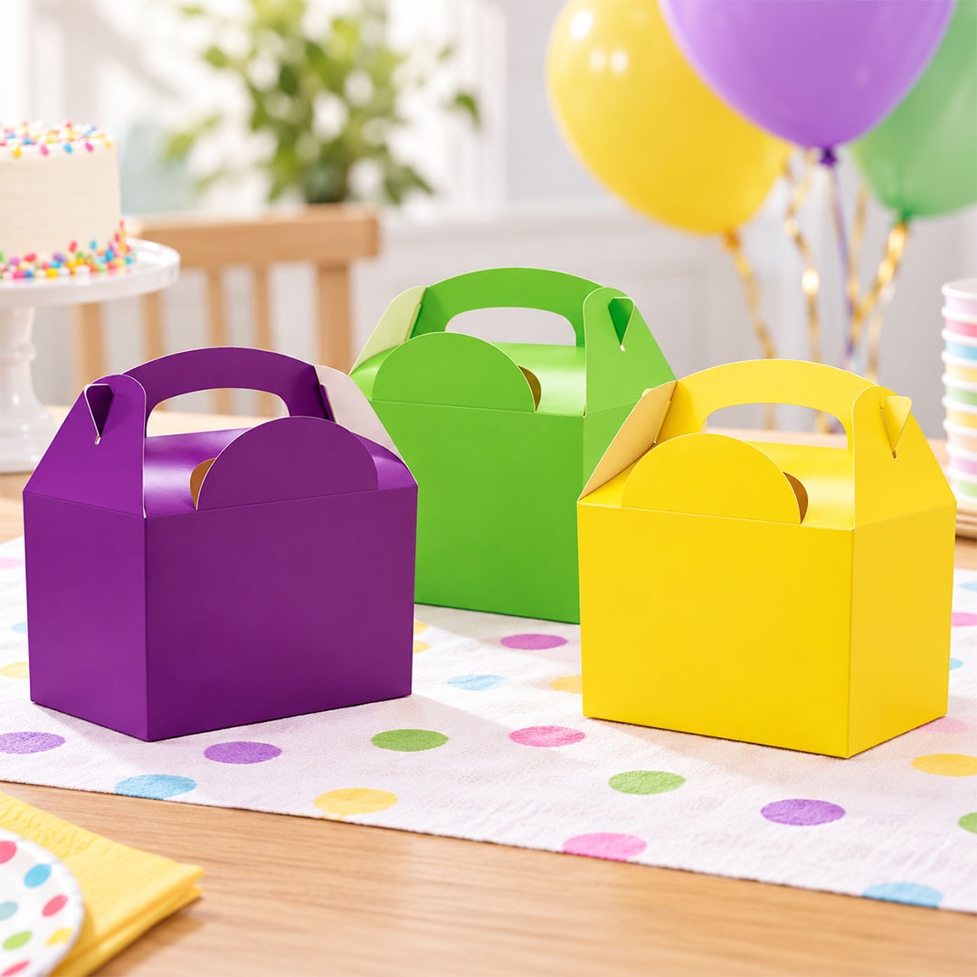 Plain Colour Party Boxes